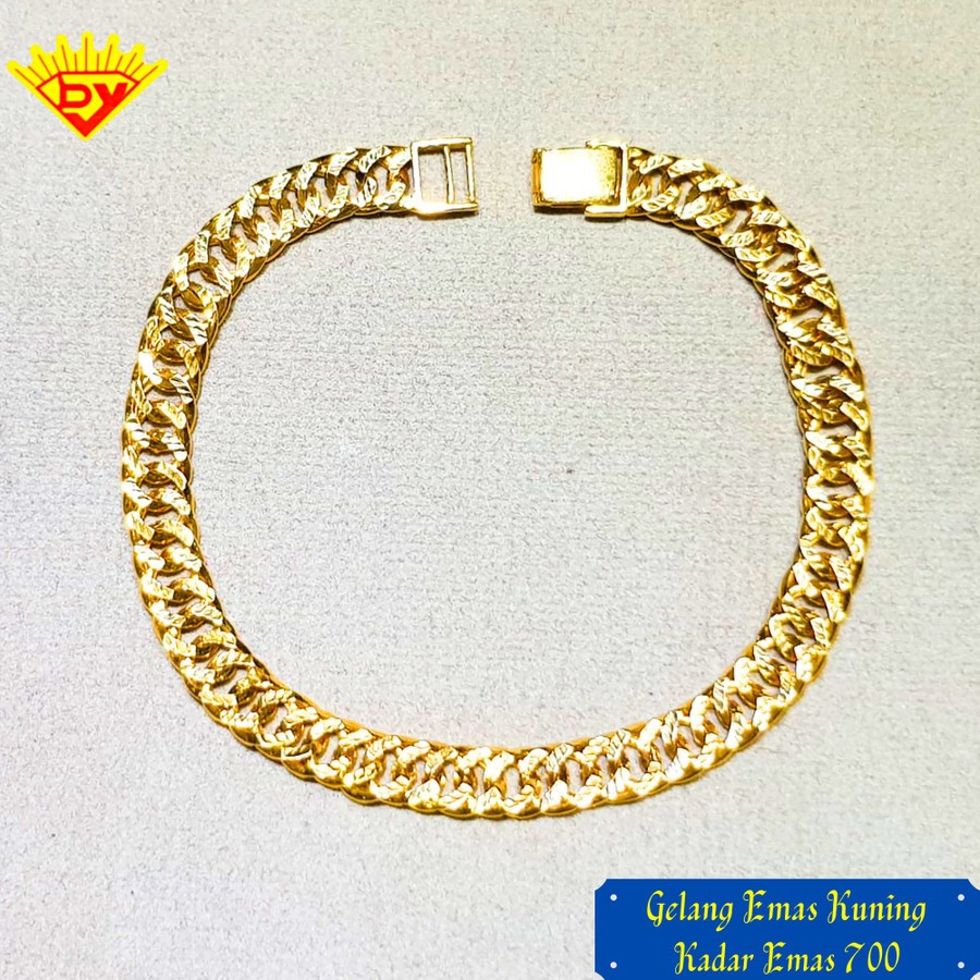 Gelang Rantai Emas Kadar Emas 700