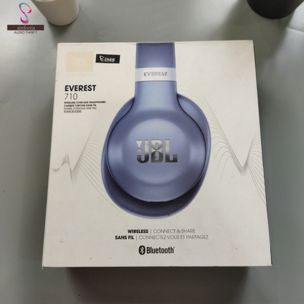 JBL Everest 710 Headphone Over-ear Nirkabel - Silver|Gunmetal