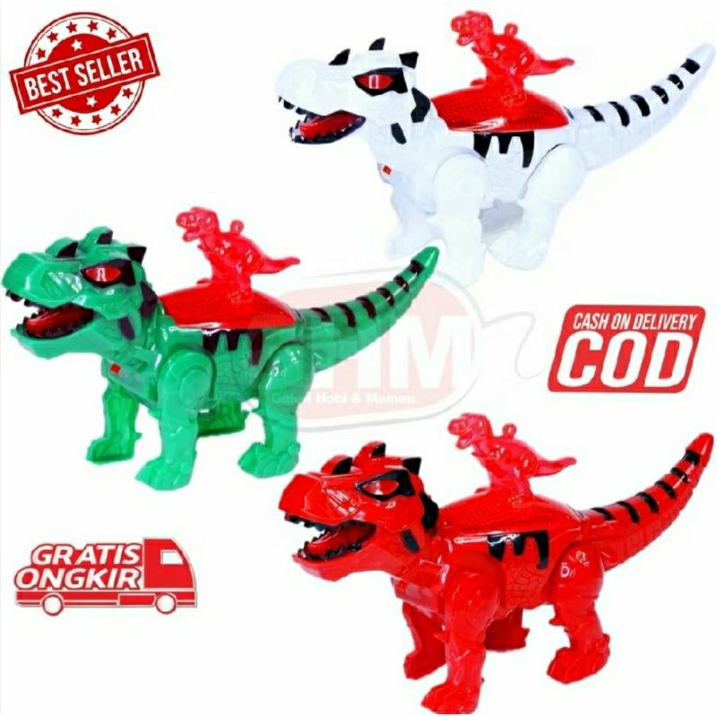 mainan robot dino / robot dinosaurus