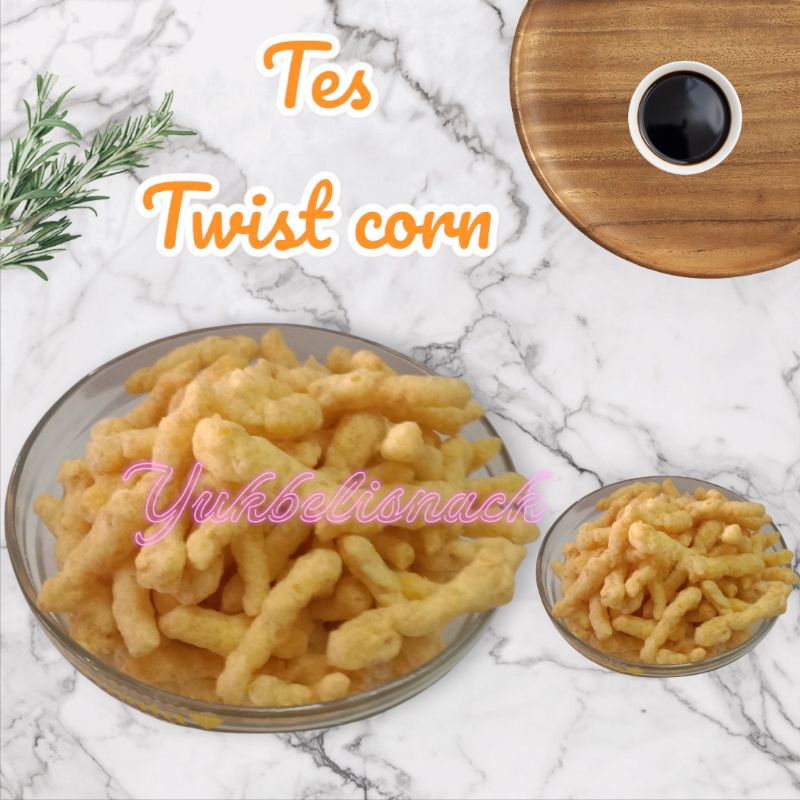 

twist corn barbeque 250gr/twis jagung barbeque tes