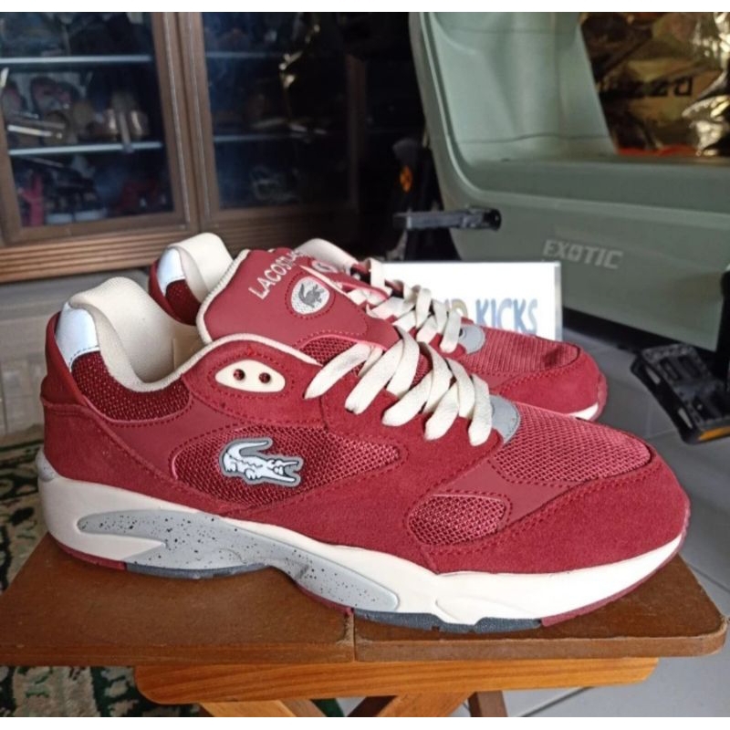 Sepatu Lacos Strom Low VTG Dark Red - Size 43