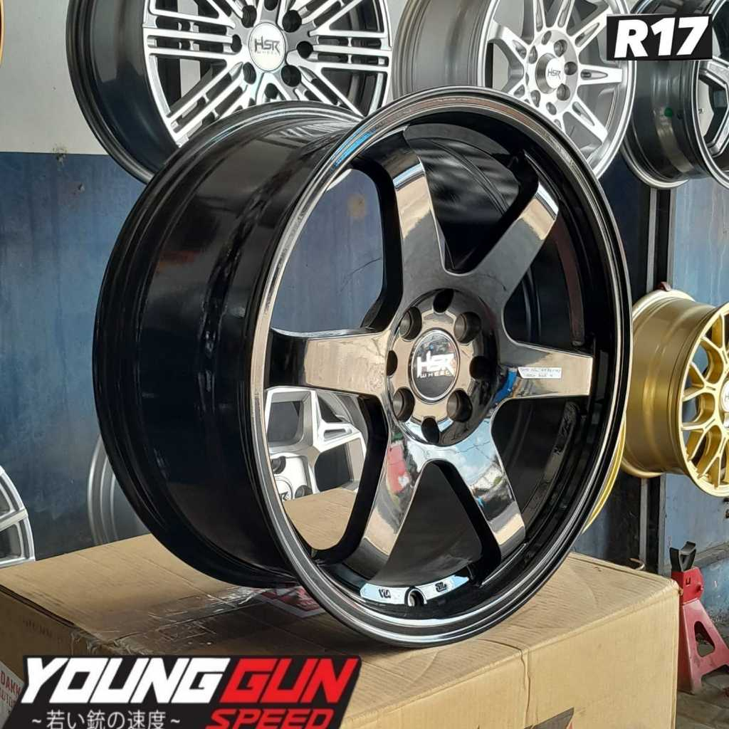 Velg TE 37 R17 untuk raize city vios avanza xenia mobilio swift yaris ignis pelek hsr r17 tokyo oshu