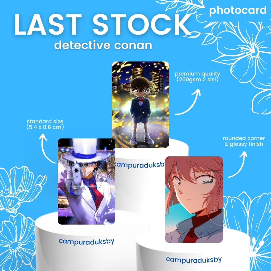 (LAST STOCK) Detective Conan Premium Photocard (BUY 5 FREE 1)