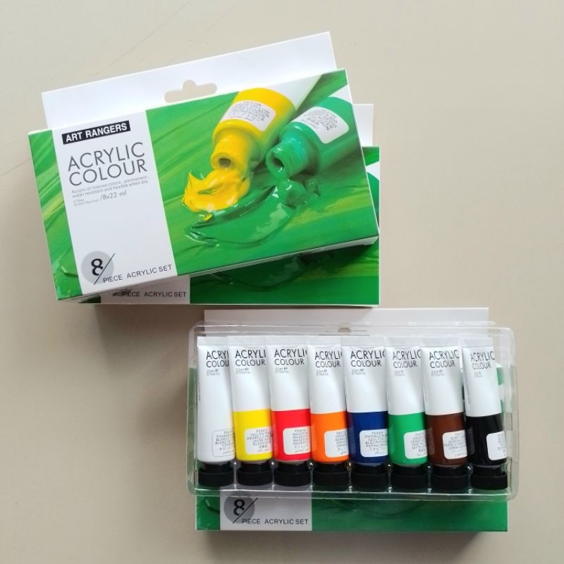 

Cat Acrylic Art Rangers 22ml 8 Warna ( Set ) [ Original ]