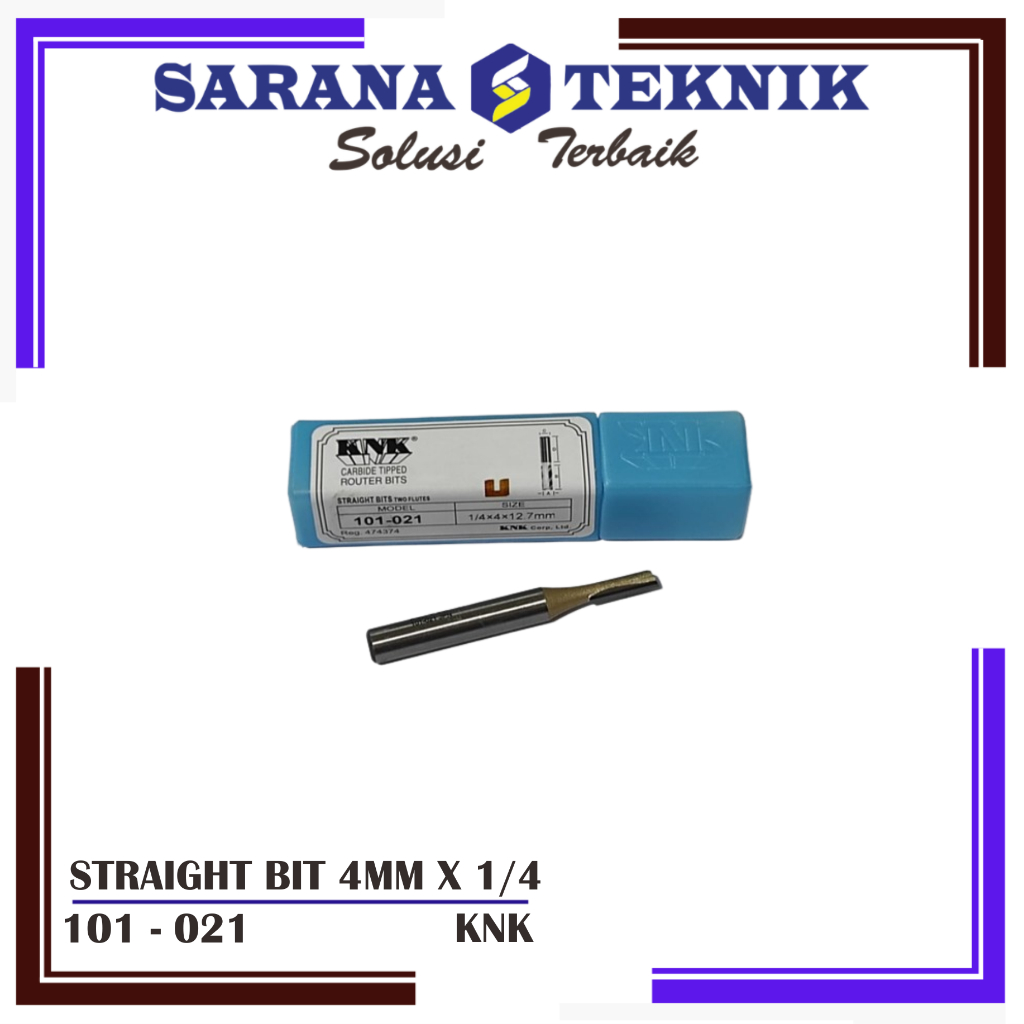 Mata Profil / Mata Router Straight Bit 4 mm KNK