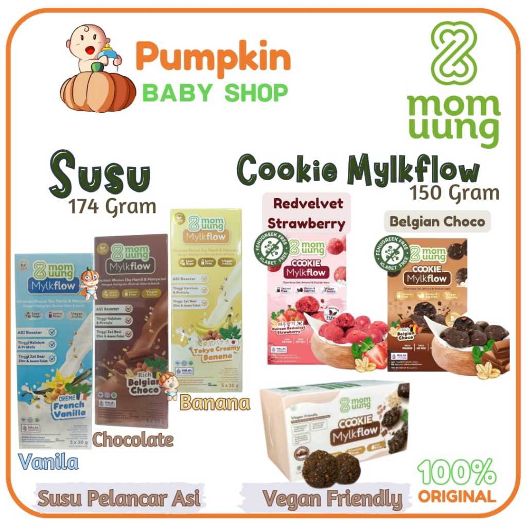 MOM UUNG Cookie Mylkflow / MomUung Susu Asi Booster