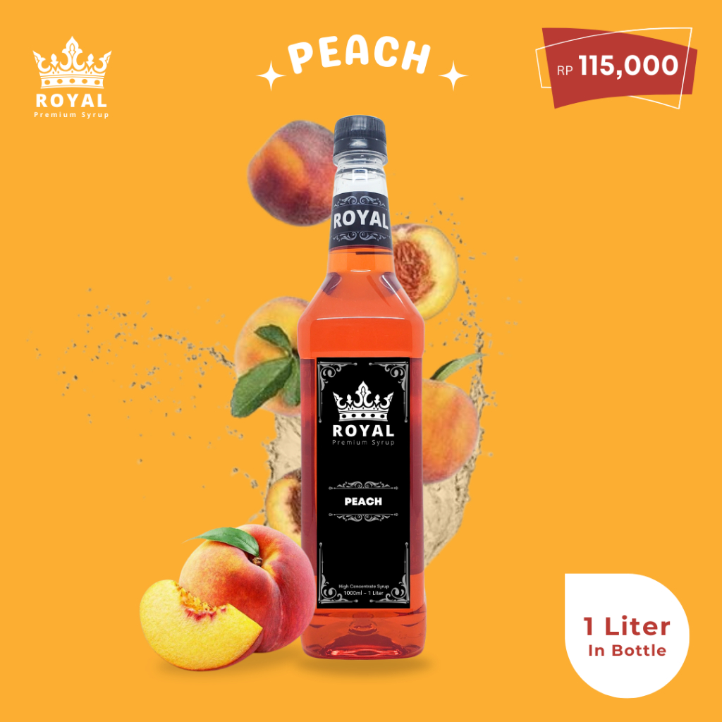 

Royal Peach Syrup - Sirup Persik Royal (Premium Quality)