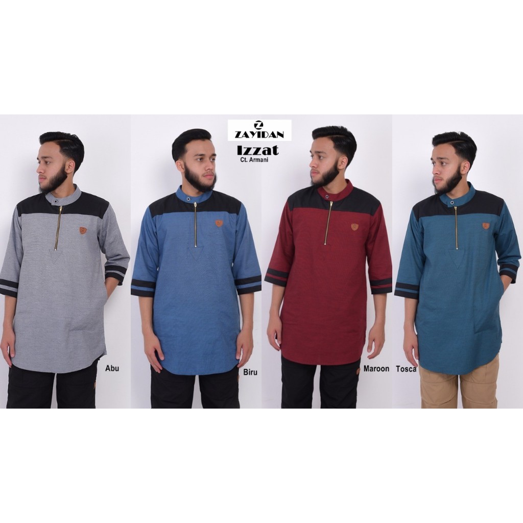 Baju Koko Gamis Pria Zayidan - Izzat