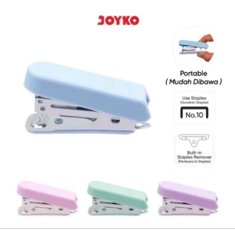

ALAT STAPLES/STAPLER JOYKO ST-24 MINI WARNA PASTEL