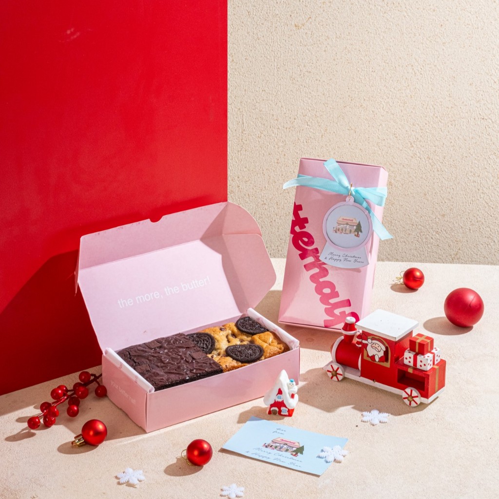

CHRISTMAS HALF BROWNIE - Hampers Natal Butterhalf