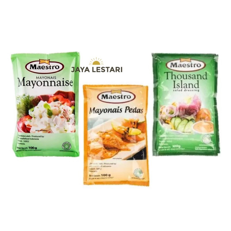 

Maestro Saus Sachet (3 Varian) (100g)