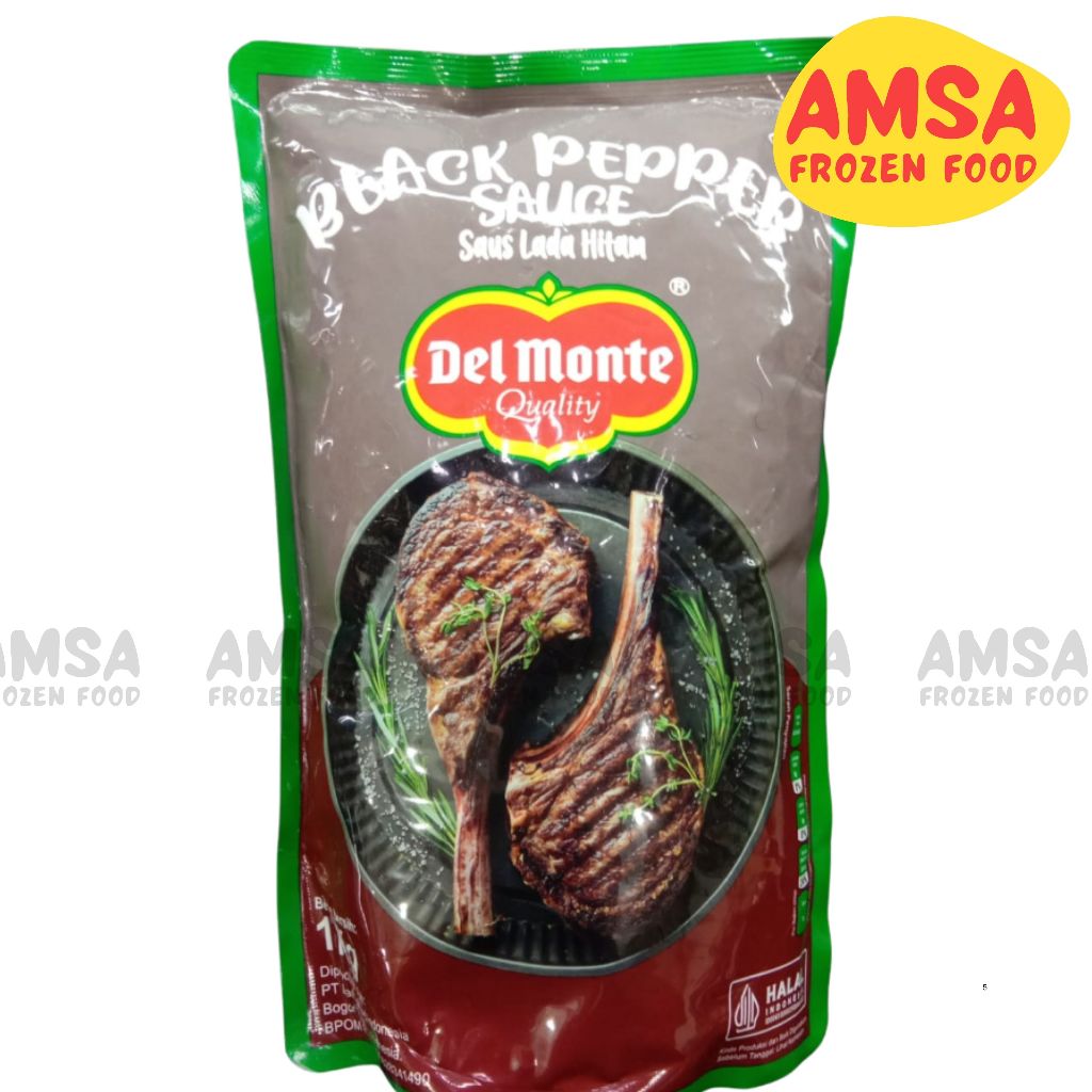 

DELMONTE BLACK PEPPER SAUCE 1 KG / SAUS LADA HITAM