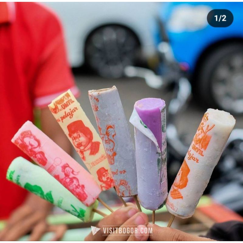 (1 ROLL) PLASTIK ES POTONG UNYIL/ES JADUL 4 cm x 500 meter