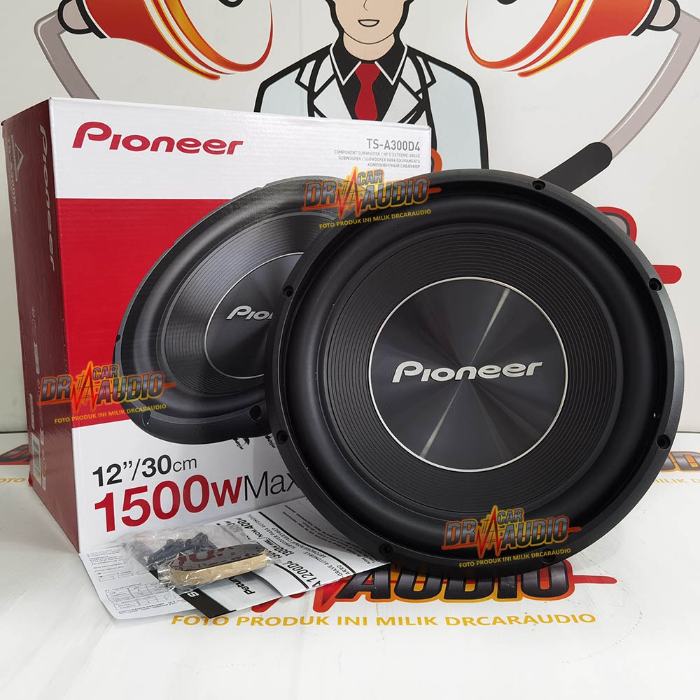 Subwoofer Pioneer TS-A300D4 Double Voice Coil Speaker 12 Inch
