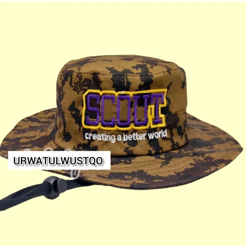 topi rimba pramuka | topi pramuka | topi loreng pramuka