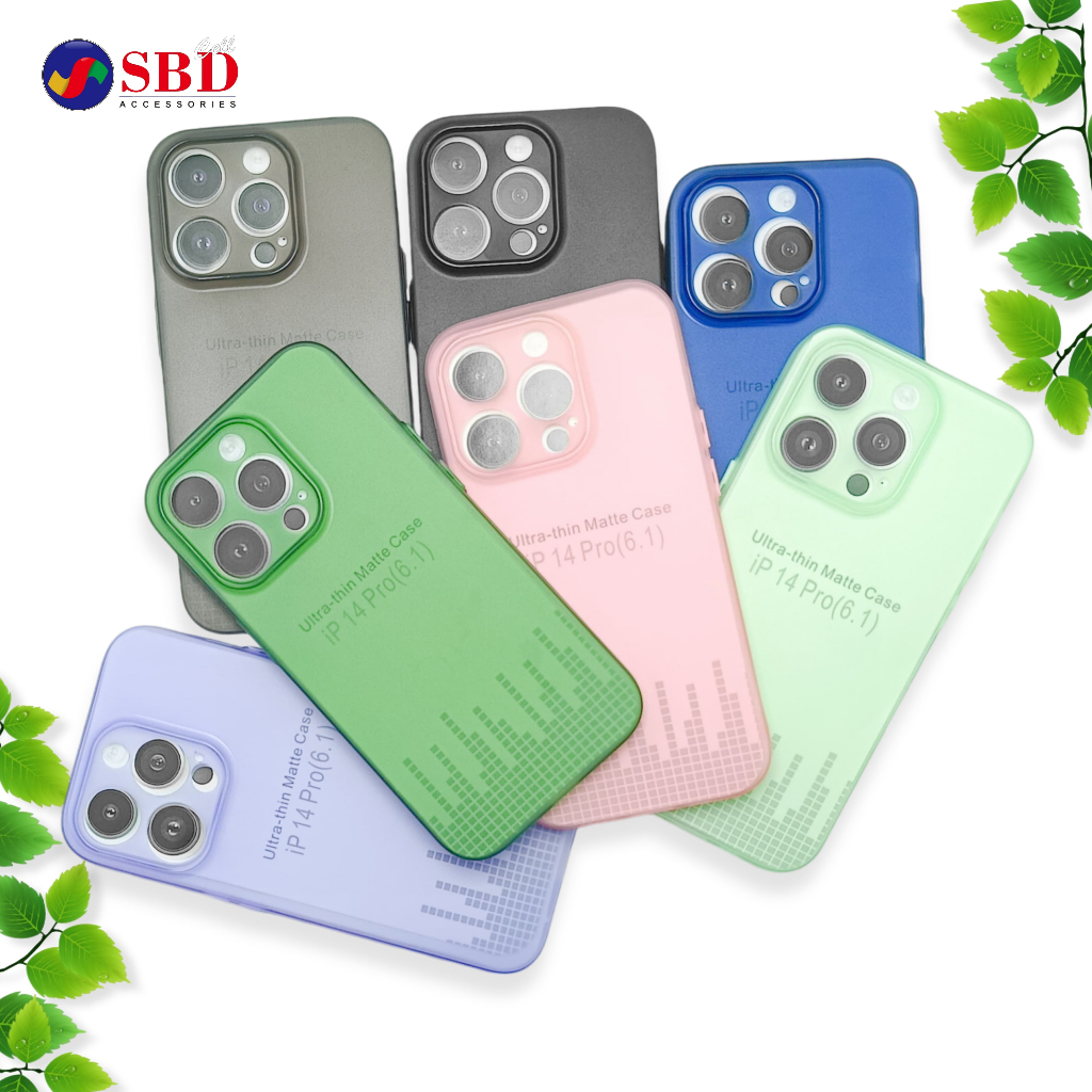 Softcase Ultra Thin Untuk Iphone 14 Pro Slim Case Transparan Dove Casing Super Tipis 0.3MM Silicon C