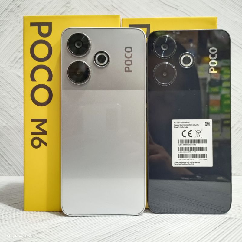 Poco M6 4G 8/256 GB Handphone Second Bekas Fullset