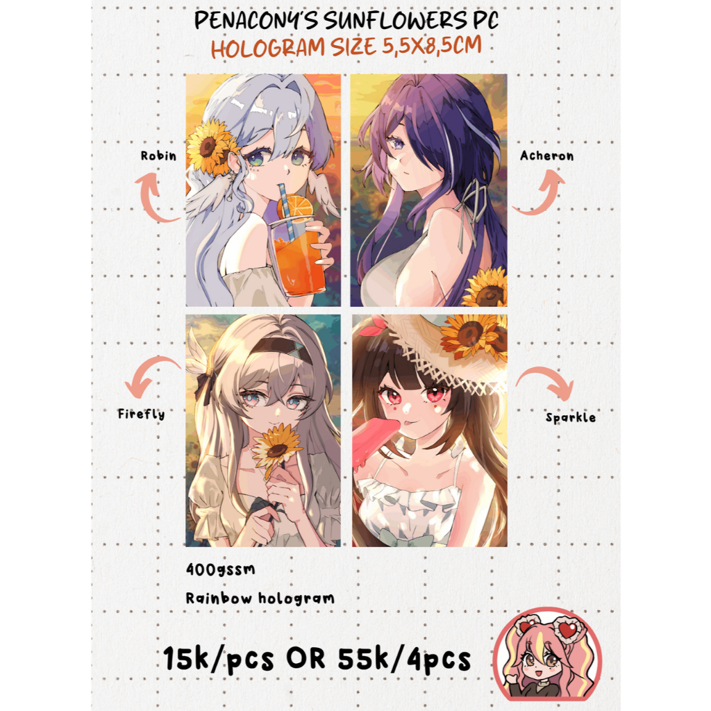 Honkai Star Rail (HSR) Penacony's Sunflowers Photocard