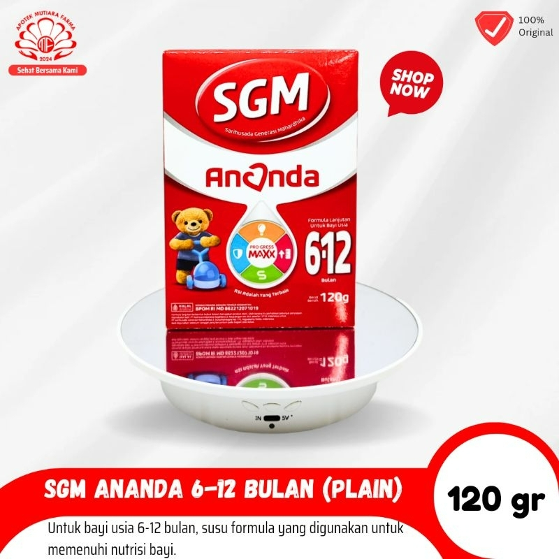Susu Formula Bayu SGM Ananda 2 (6-12 Bulan) 120gr