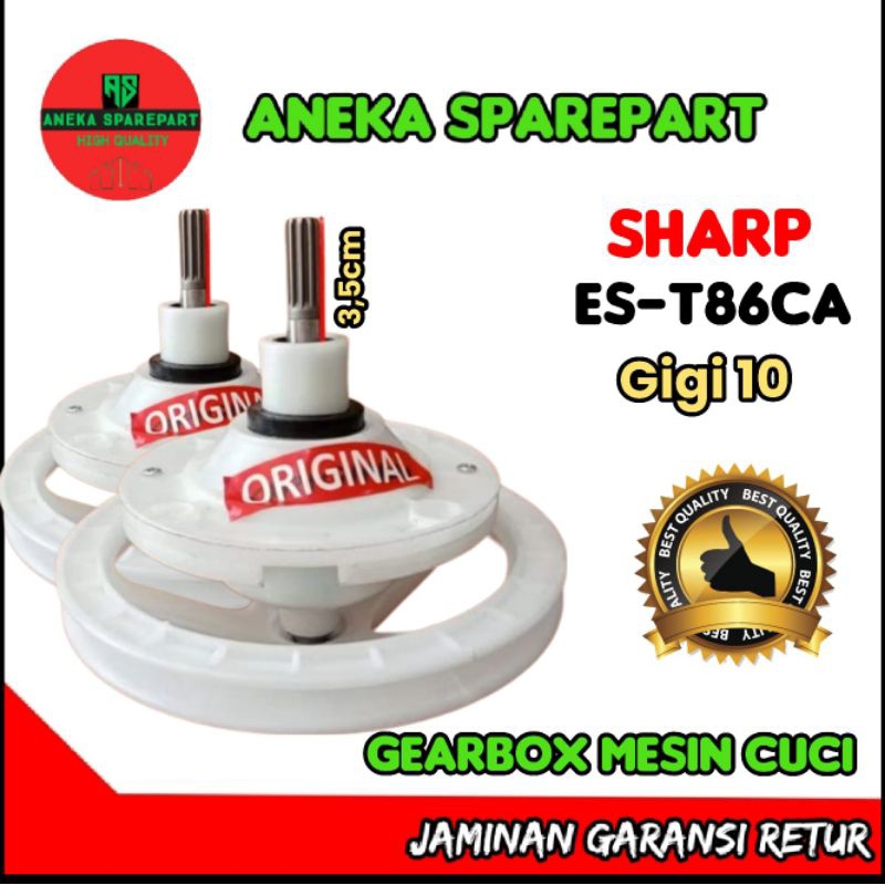 girbox mesin cuci ,gear box sharp ES-T86CA