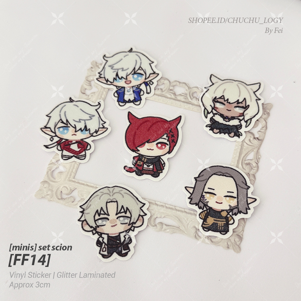 

FF14 Scion [ Minis ] Sticker Vinyl Glitter by Fei