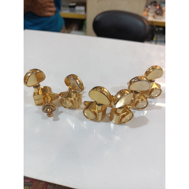 Dryer Gitar Akustik dan Elektrik / Dryer Grover Ori Korea R3 L3 Gold