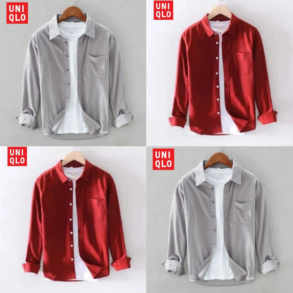 KEMEJA UNIQLO POLOS KEMEJA UNIQLO LENGAN PENJANG KEMEJA UNIQLO PRIA