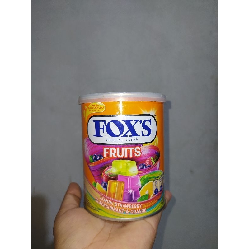 

permen foxs fruits berries permen fox kaleng candy foxs netto 180 gr