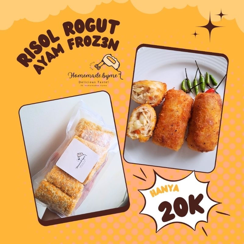 

Risol Ayam Risoles Ayam Frozen Rogut Ayam Isi 5 Frozen Fresh