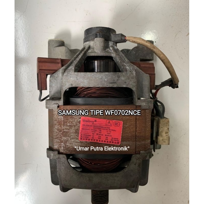 Motor Dinamo Mesin Cuci Front Loading Samsung WF0702NCE Ori Copotan Normal TESTED