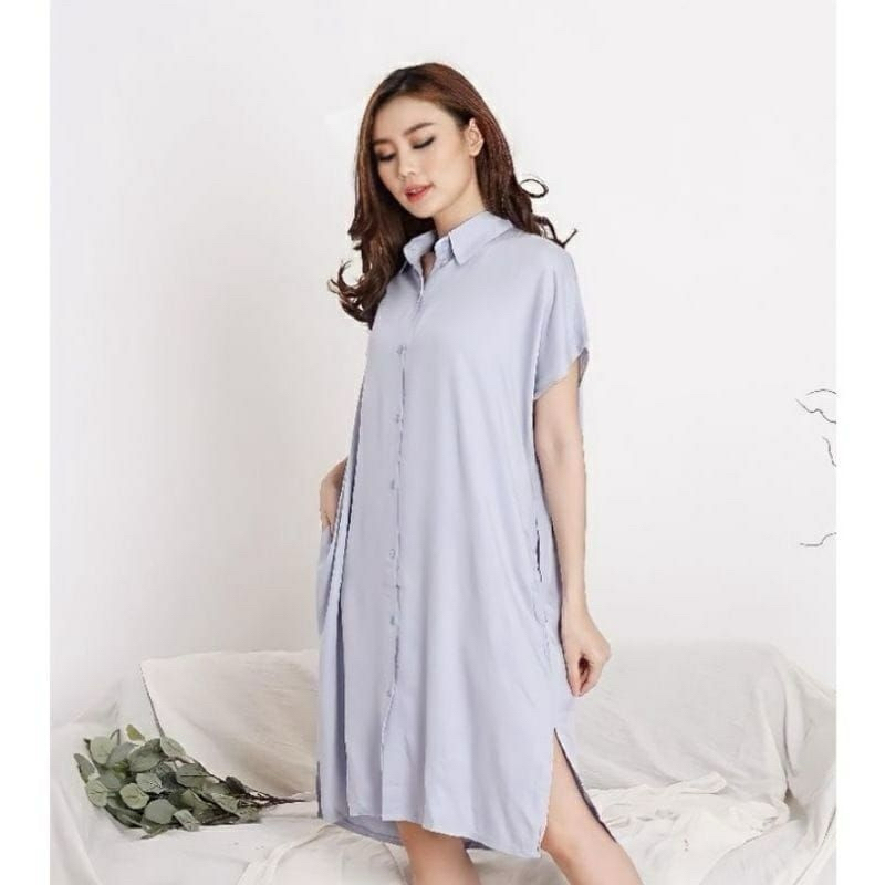 LULA HOME DRESS/DASTER POLOS BUSUI FULL KANCING/DASTER POLOS LULA DRESS