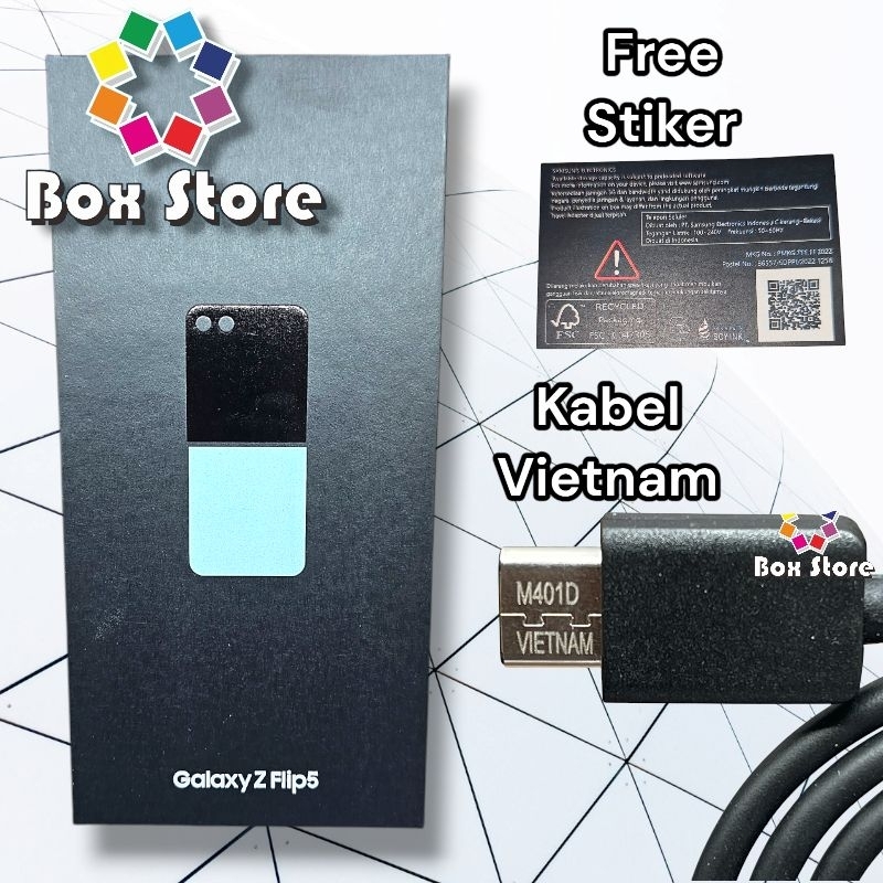 

DUS BOX SAMSUNG Z FLIP 5 FULLSET KABEL VIETNAM TERBAIK (FREE REQ)