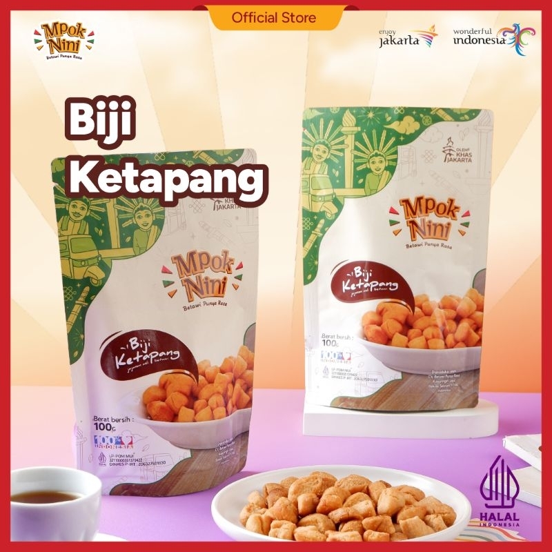 

Biji Ketapang Khas Betawi 100g | Oleh-Oleh Khas Jakarta | Mpok Nini