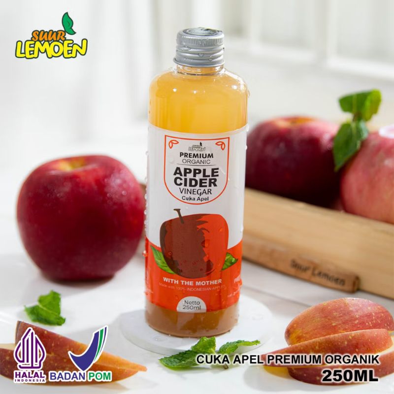 

Cuka apel Organik 250 ml with the mother