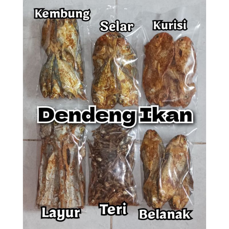 

Dendeng Ikan Kering Gurih Manis Kurisi, Belanak, Layur, Bulu Ayam, Teri, Selar, Kembung, Kapasan, Jenggelek 100gr