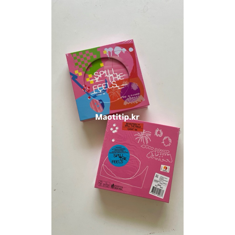 ALBUM SEVENTEEN ORIGINAL FROM KOREA || SEVENTEEN SPILL THE FEELS (12th MINI ALBUM) CARAT VER. (WONWO