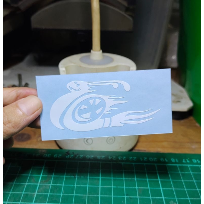 stiker keong turbo cutting sticker murah keren lucu