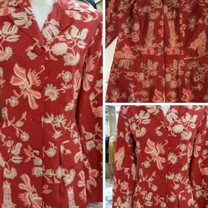 FG2 Blazer Batik Dharma wanita  batik dharmawanita Free dharmawanita