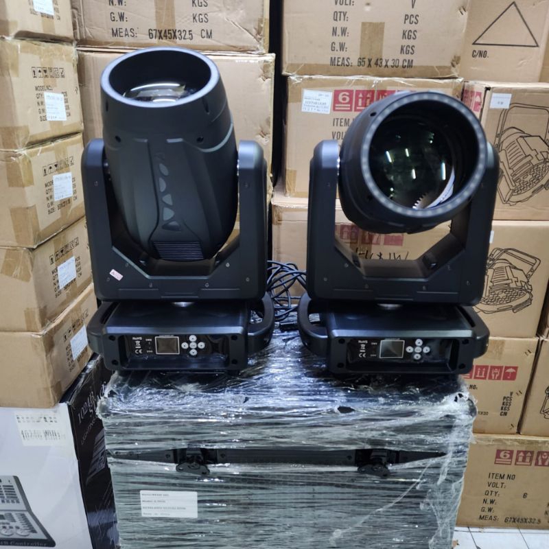 MOVING HEAD BEAM REDSUN 380 WATT FREE HARDCASE