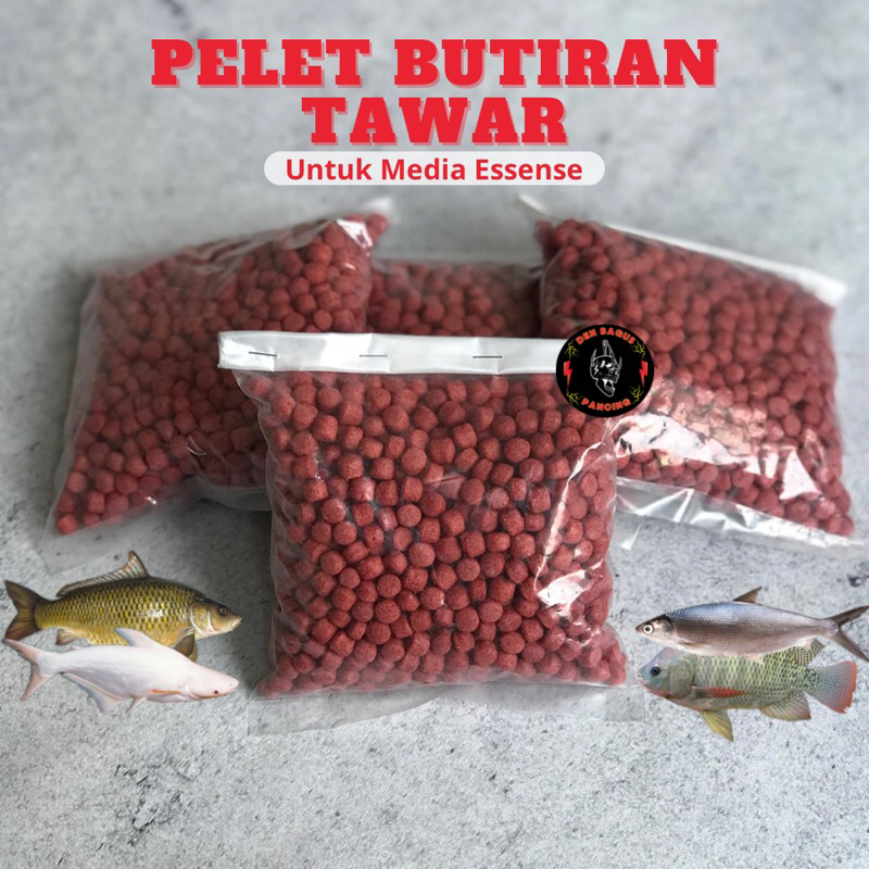 Umpan Butiran Ikan Bandeng Patin Tombro Nila Media Essen