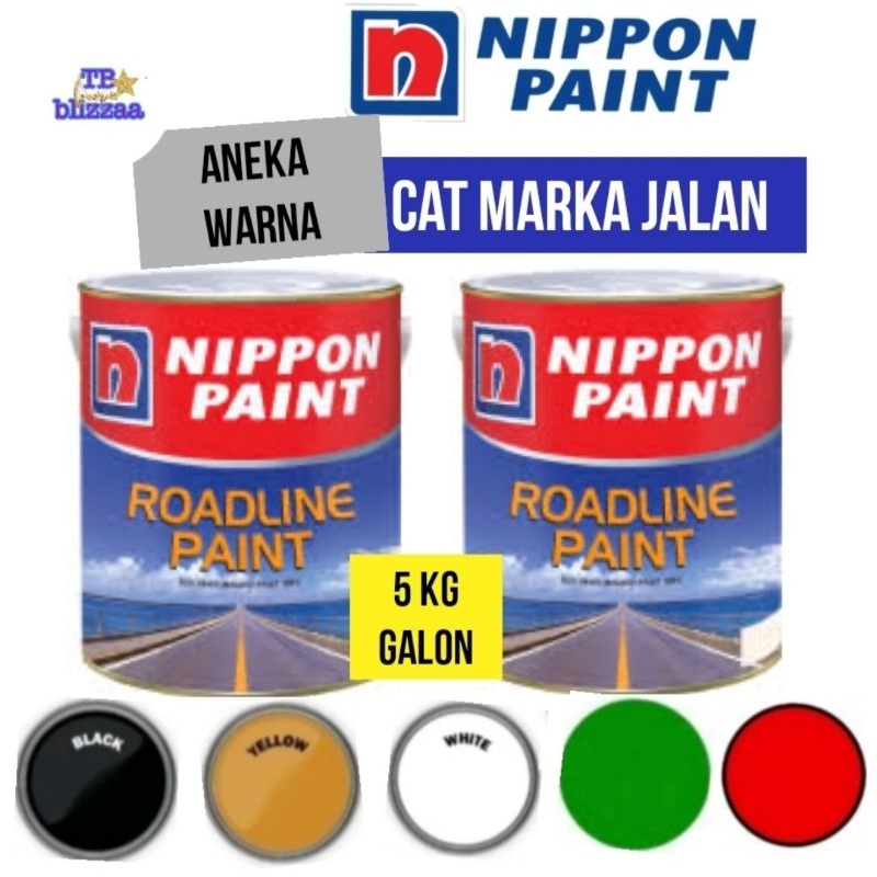Roadline Paint 5kg Nippon Paint Cat Roadline 5kg Nippon Paint Cat Marka Jalan Cat Jalan Nippon Paint