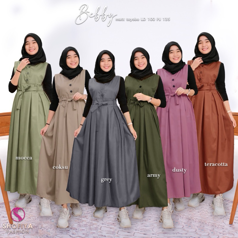[VICAN] RESTOK ENZY BEBBY SONIA NAOMI JENIRA SYIFA SET TOYOBO (INNER OUTER) SETELAN WANITA GAMIS REM