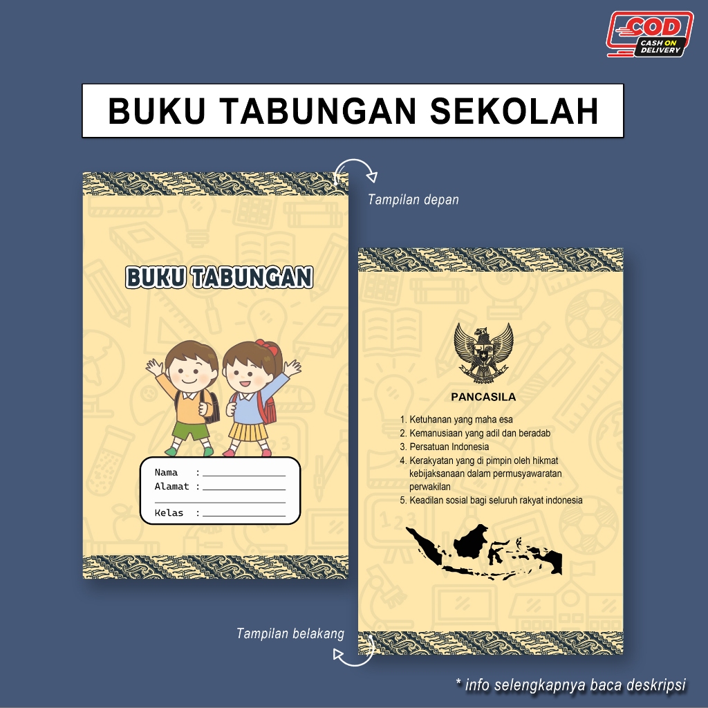 

Buku tabungan anak buku tabungan sekolah buku tabungan lucu