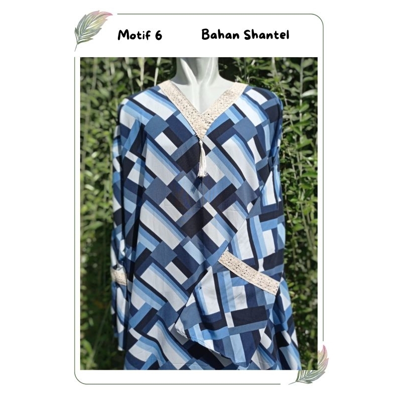 Mukenah Abaya Sholat Syria Wolfis Motif