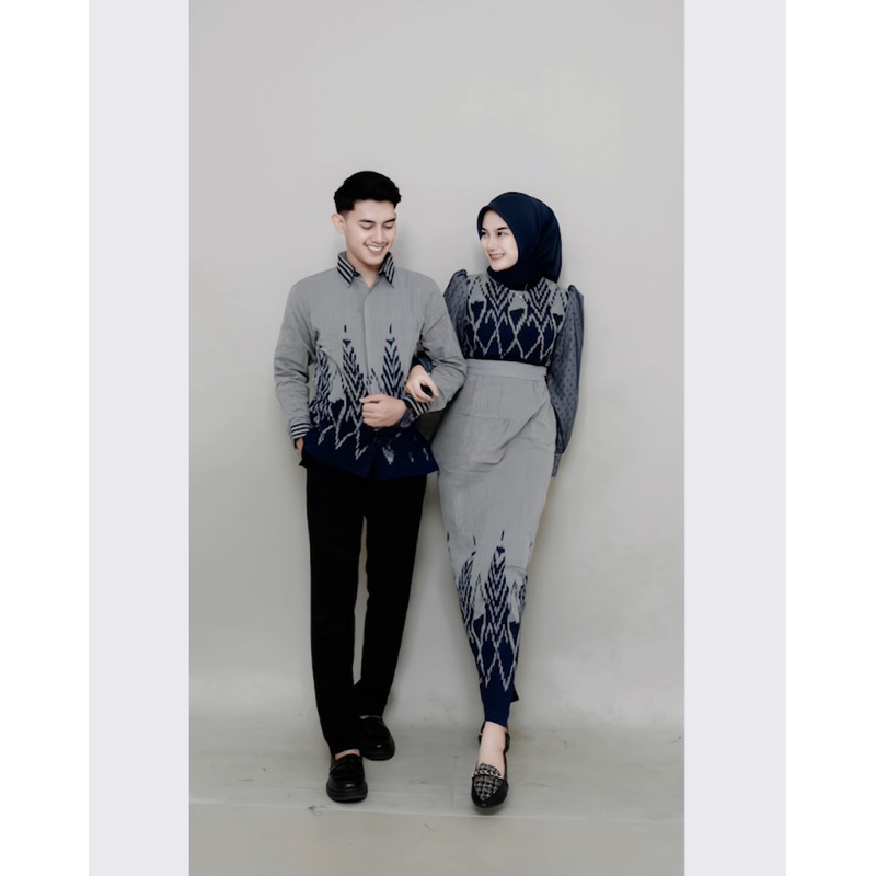 Dress Padma Tenun Couple Baju Tenun Tile TuTu