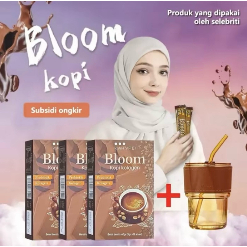 

(12 SASET) BLOOM KOPI KOLAGEN | KOPI HITAM PELANGSING | KOPI DIET | KOPI BLOOM PELANGSING 7 HARI | KOPI BLOOM KOLAGEN