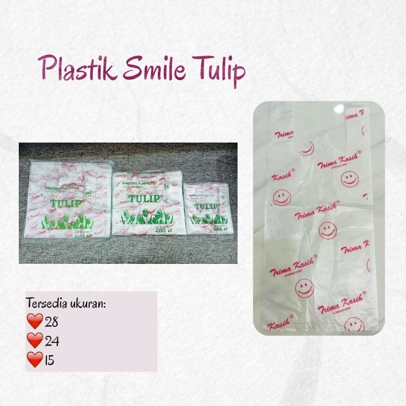 

Kantong Plastik HD Natural Smile Tulip |UK.28|24|15|