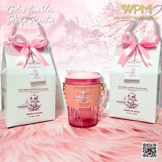 GELAS KACA TUMBLER CUSTOM PACKINGAN SOFT BOX