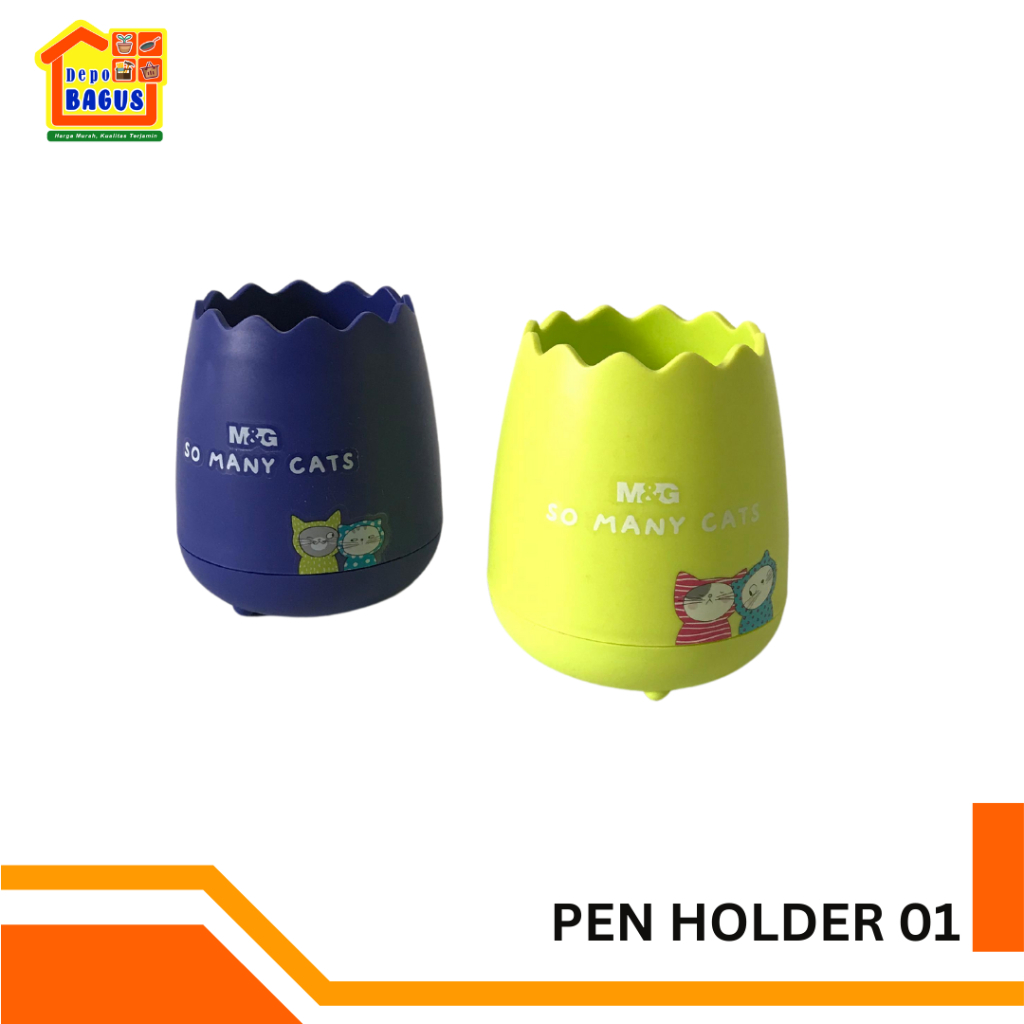 

Pen Holder, Tempat Pulpen/Pensil, Pen Holder Plastik