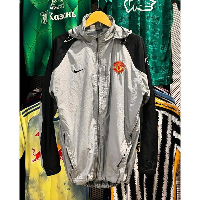 (M) Hoodie Jacket Emyu Grey 2003-2004 Hoodie Jaket Original Abu-Abu Jersey Nike